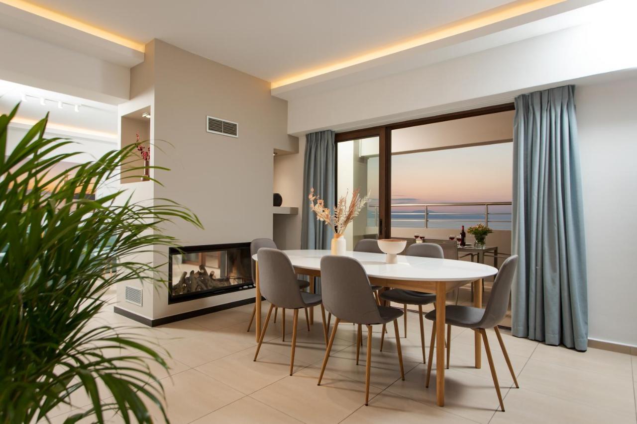Overview Chania With Sea View And Amazing Sunset Exterior foto